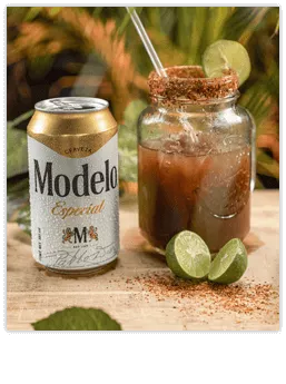 Lata de cerveza modelo